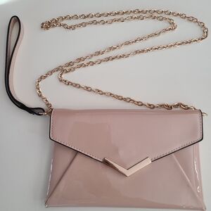 Urban Expressions Wristlet With Chainlink Shoulder Strap